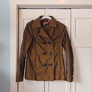 UK RUNWAY COURDORY JACKET Size S, NWOT!